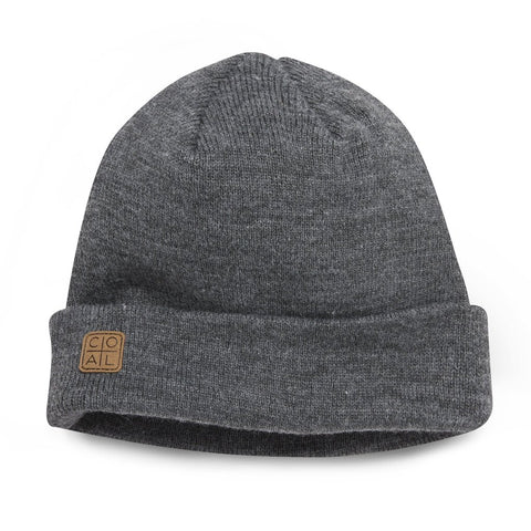 The Harbor Rib Knit Fisherman Beanie - Charcoal