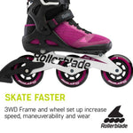 9 Rollerblade Macroblade 3WD 100 Women's