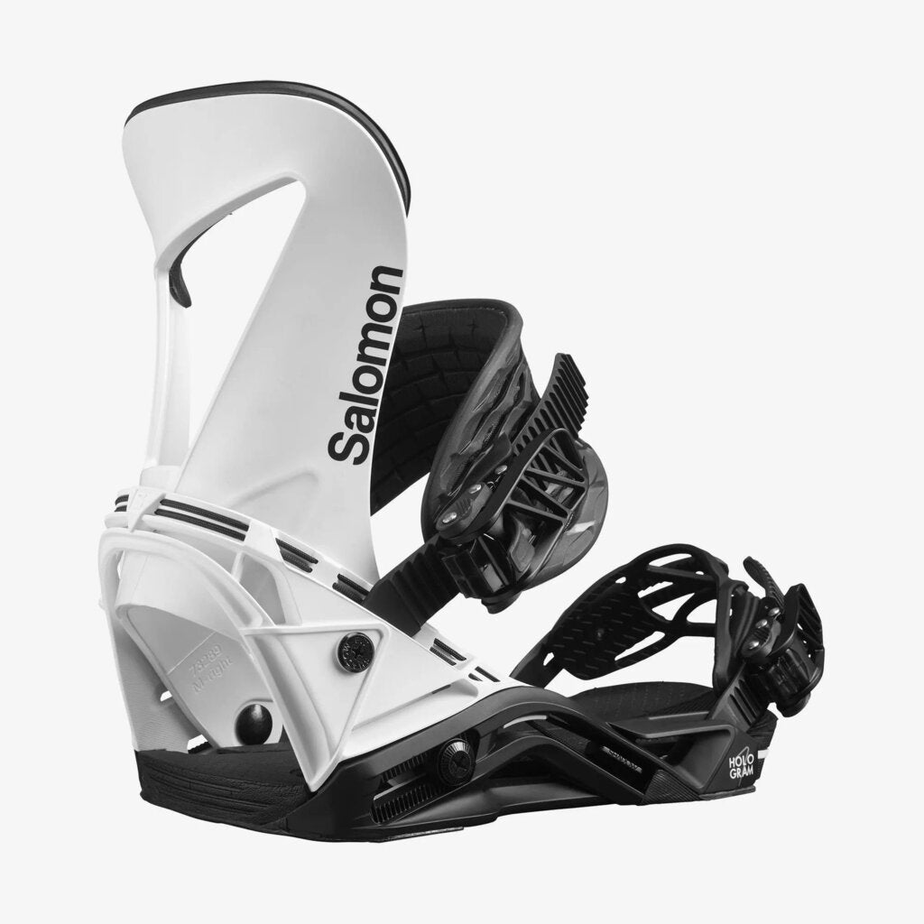 Salomon Hologram Snowboard Bindings - White - Large – Sports