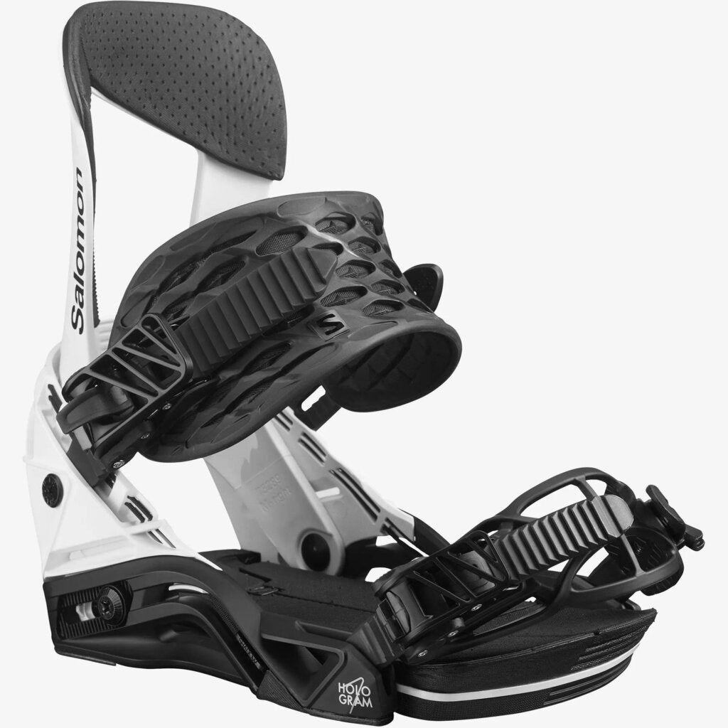 Salomon Hologram Snowboard Bindings - White - Large – Sports
