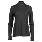 Hot Chillys Women's Micro-Elite Chamois Zip -T - Black - XS