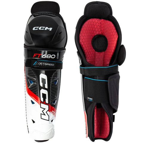 15" CCM Jetspeed FT680 Shin Guards