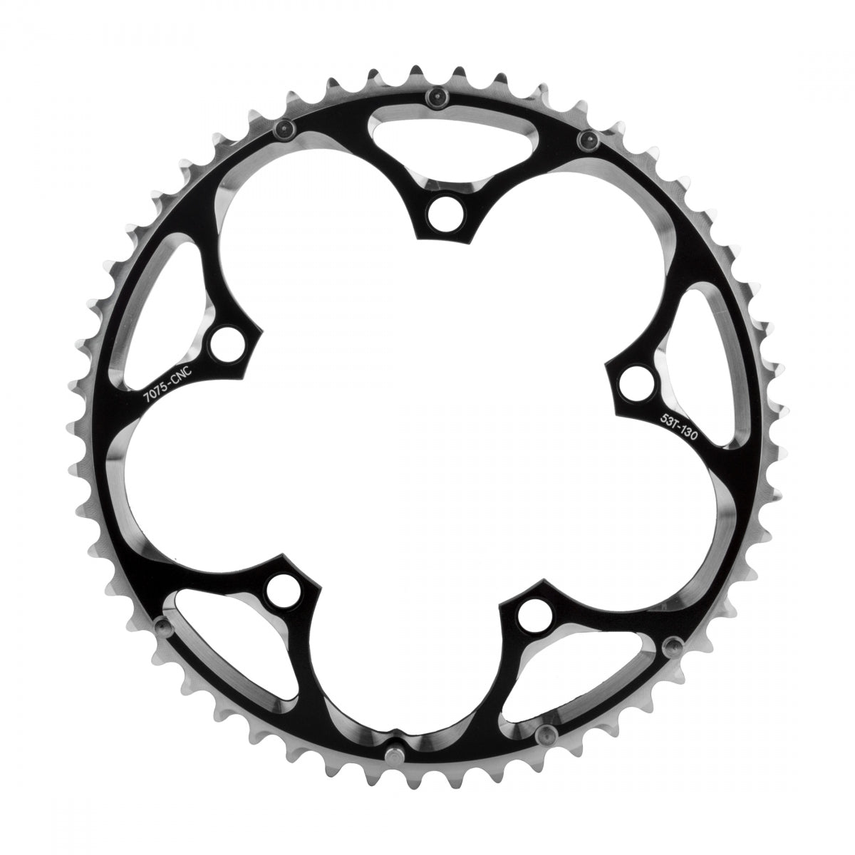 Chainring Sunrace 53T 130mm RX0 BK