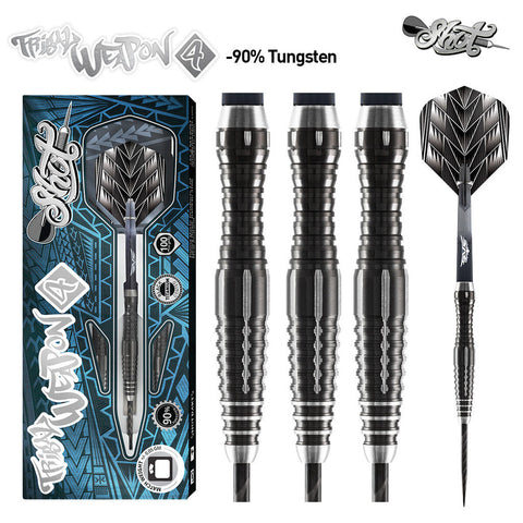 Shot Darts - Tribal Weapon Series 4 90% Tungsten Steel Tip Darts - 22gm