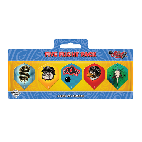 Shot Darts - Five Flight Pack