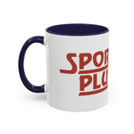 Sports Plus Accent Coffee Mug - 11oz & 15oz - Perfect for Sports Lovers