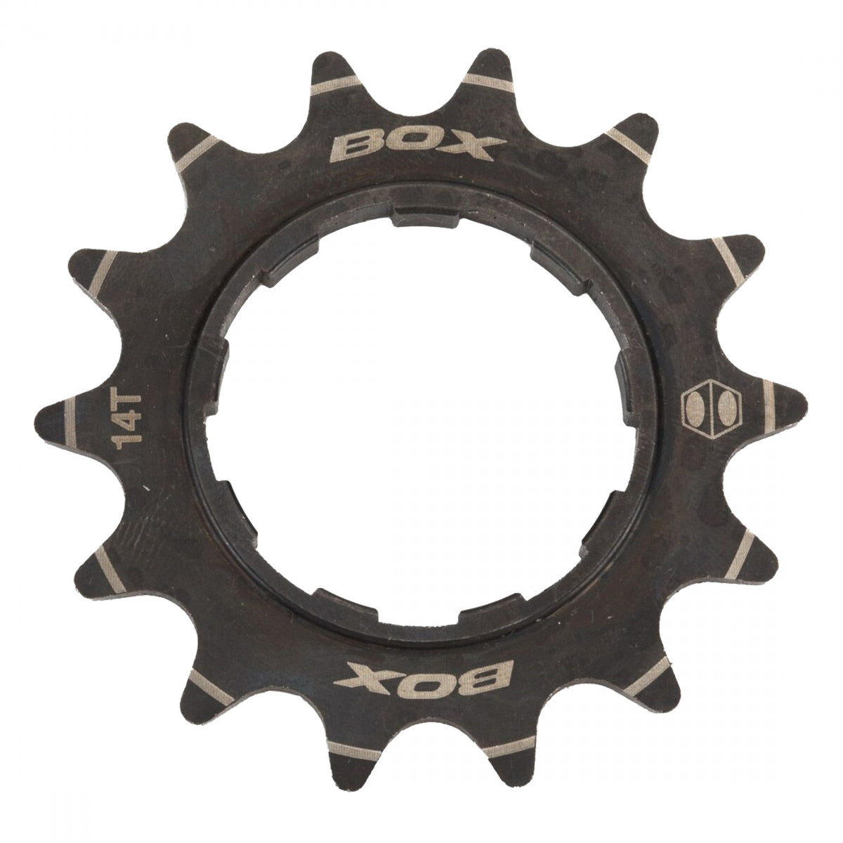 Cog Box One Crmo 14T 3/32  f/SGLE SPD Cass BK