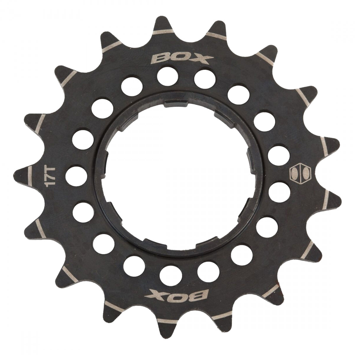 Cog Box One Crmo 17T 3/32  f/SGLE SPD Cass BK