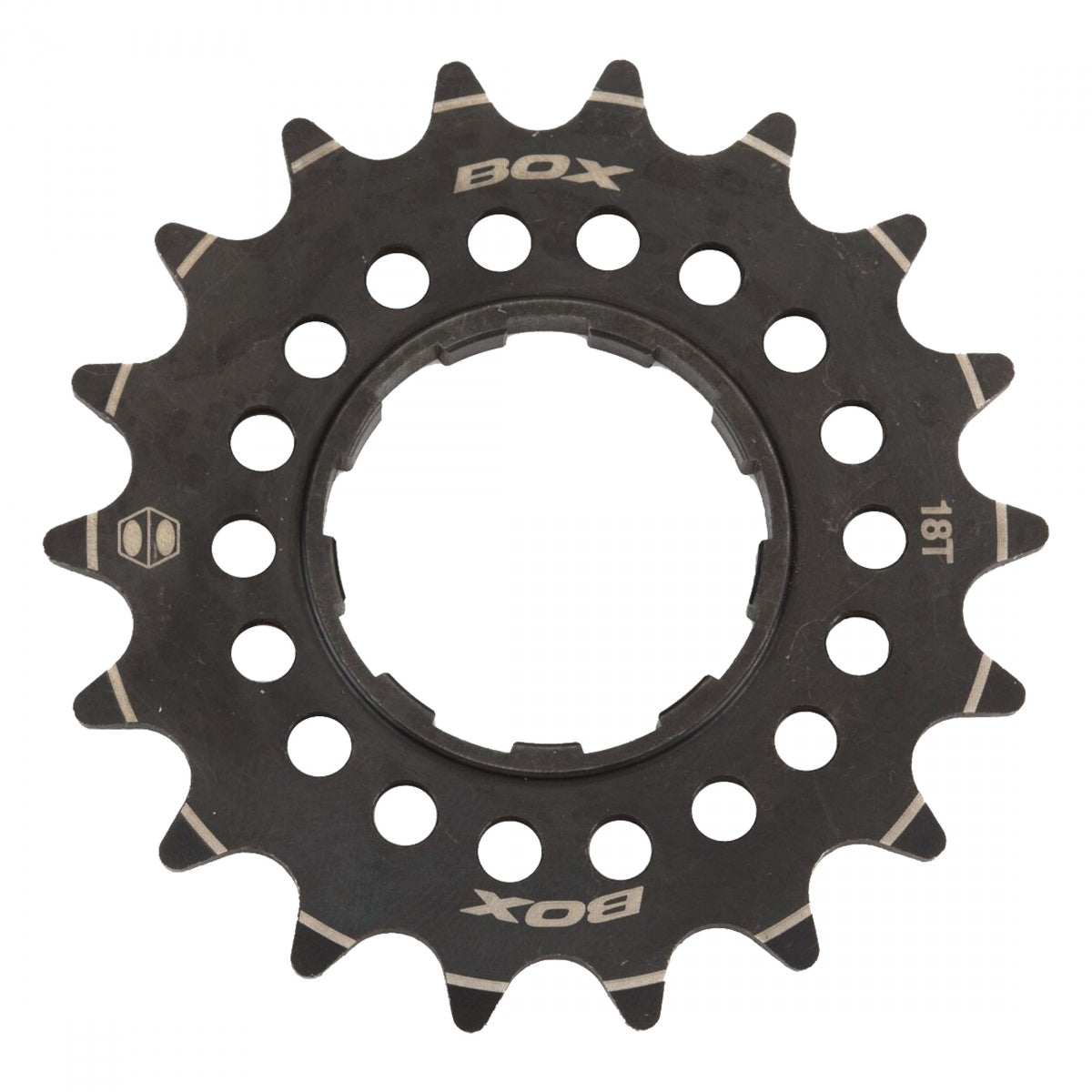 Cog Box One Crmo 18T 3/32  f/SGLE SPD Cass BK