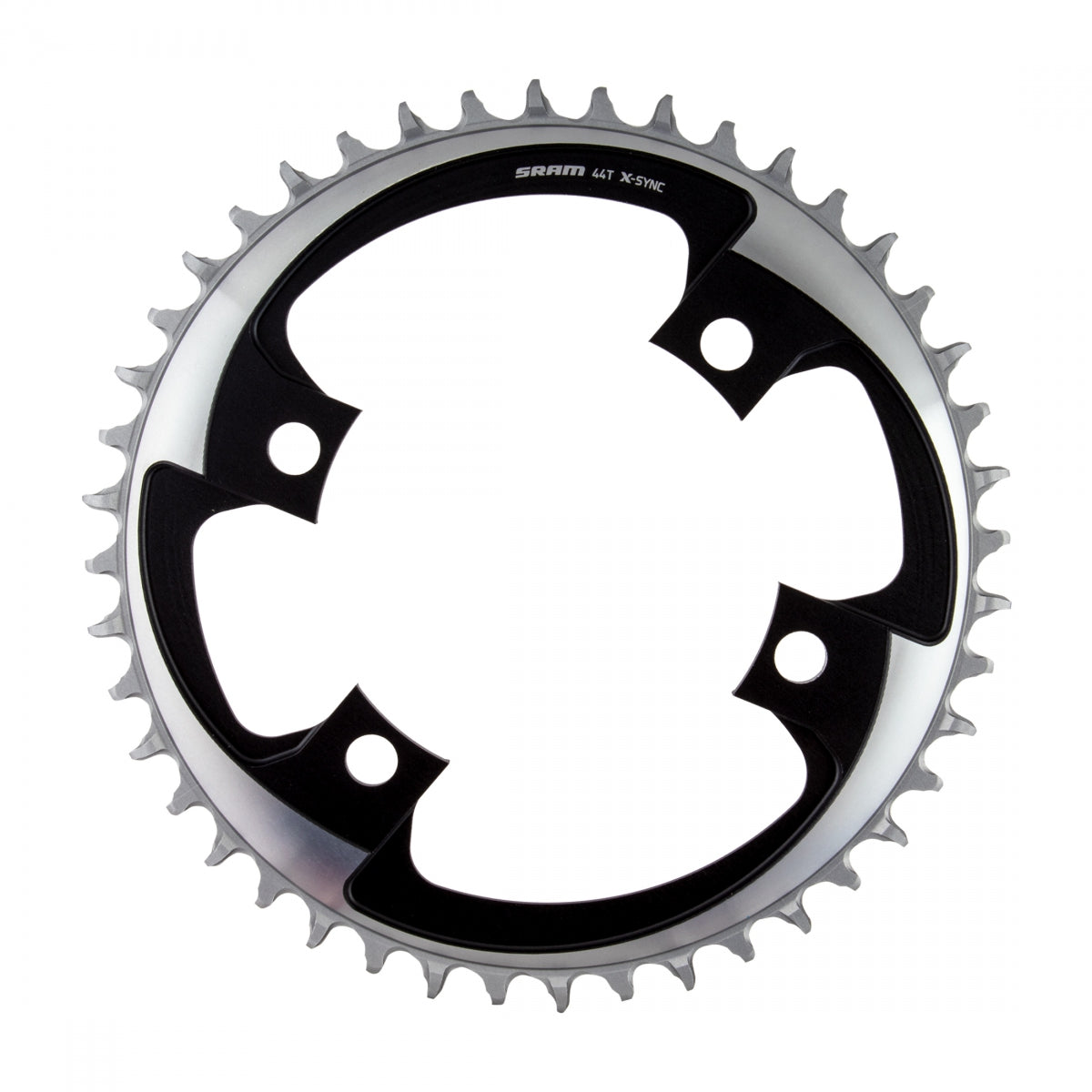 Chainring Sram 44T 107mm 4B X-SYNC ROADBK/SIL