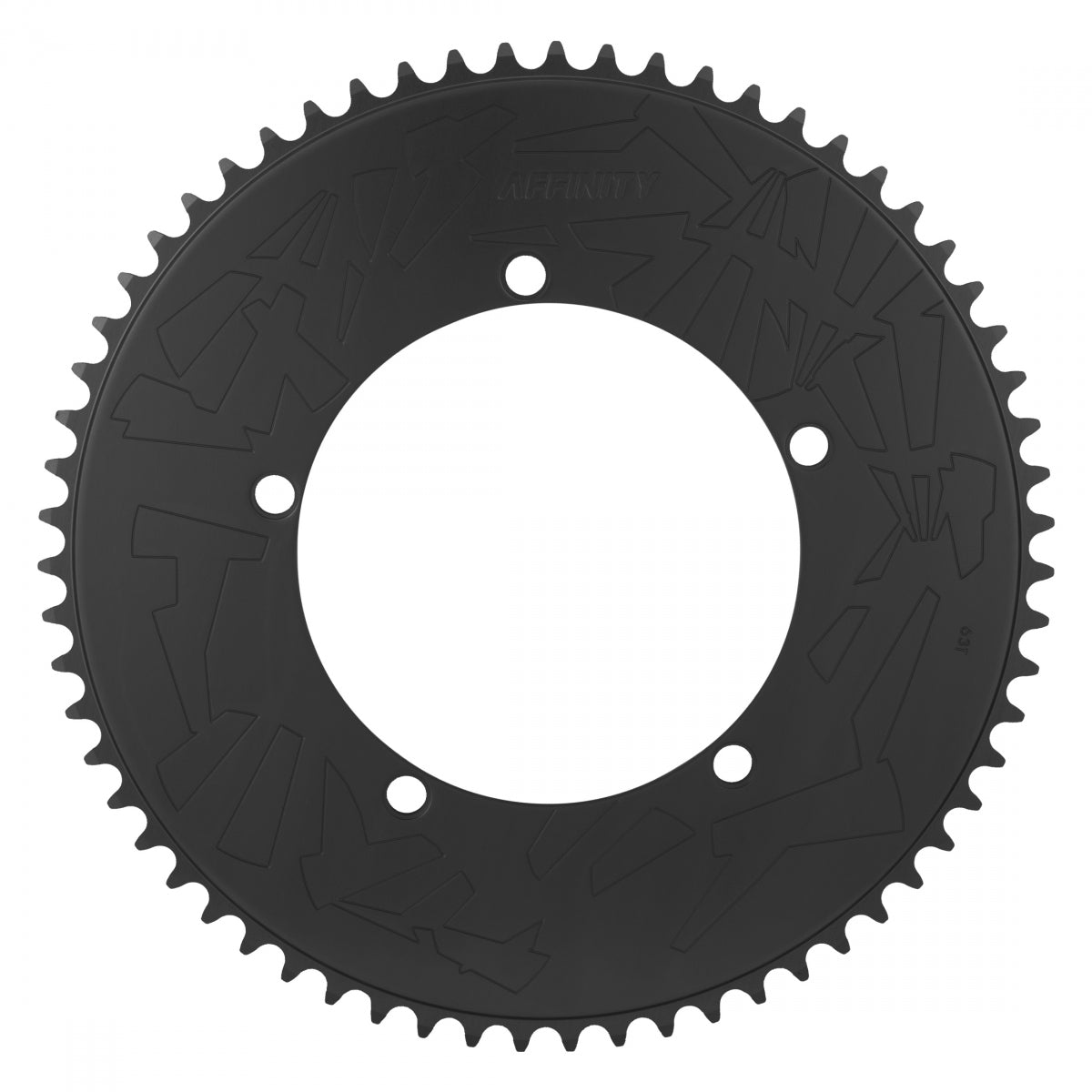 Chainring Affinity Pro 144mm 63T ALY HARD-ANO BK