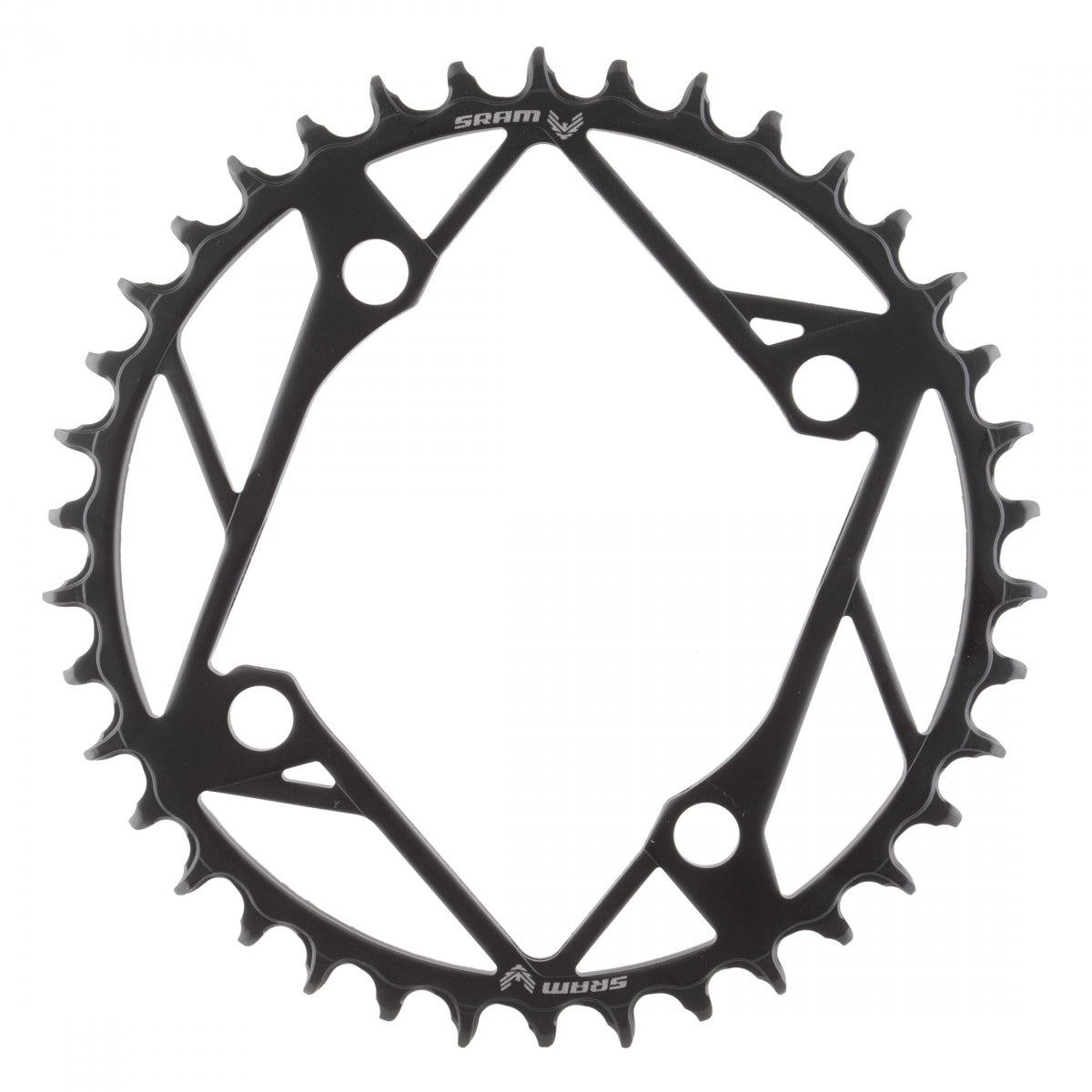 Chainring Sram 38T 104mm STL BK 4B T-TYPE