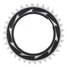 Chainring Sram 34T Powermeter Threaded Eagle 0mm BK/SL XXSL D1 T-TYPE