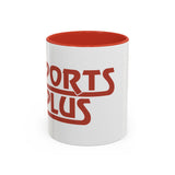 Sports Plus Accent Coffee Mug - 11oz & 15oz - Perfect for Sports Lovers