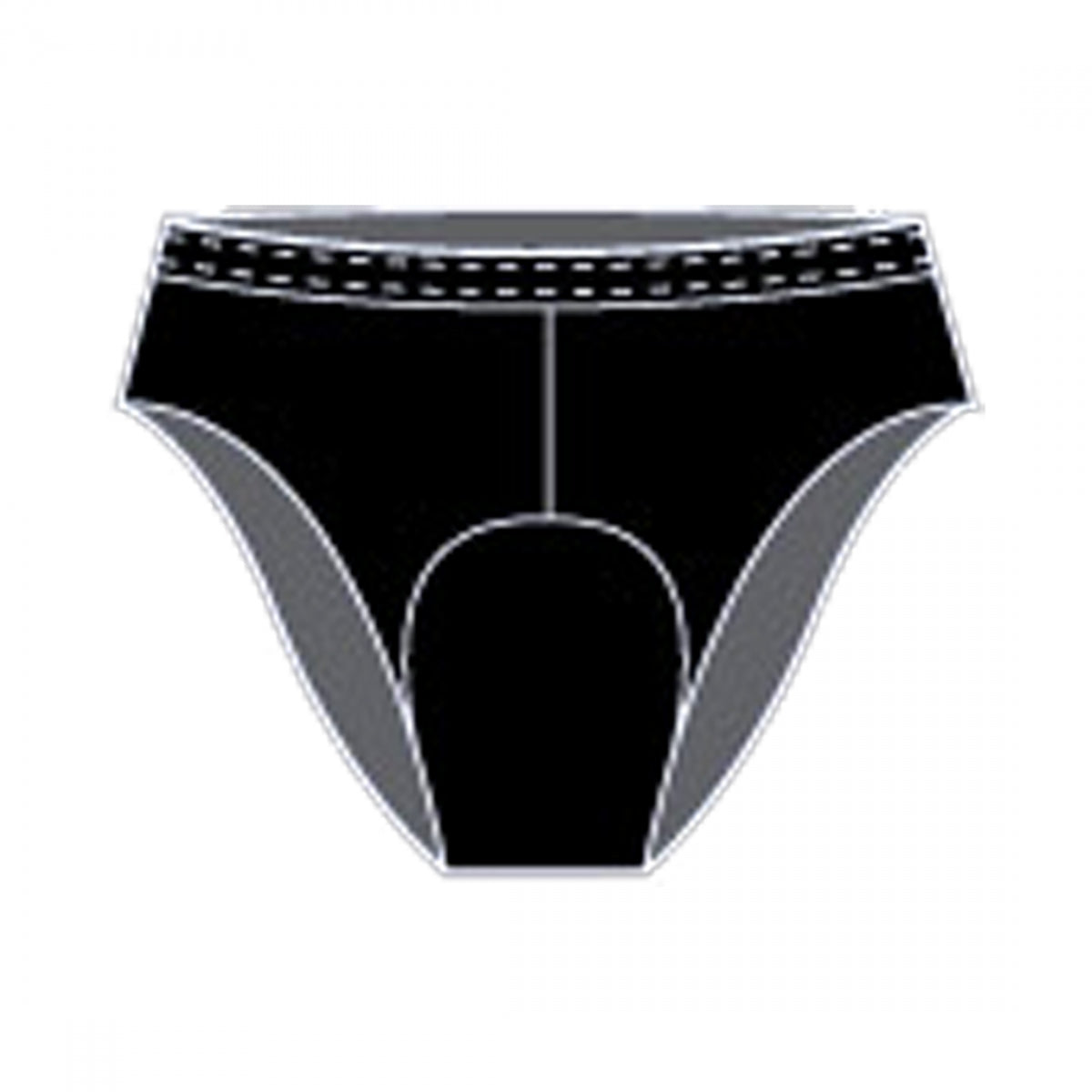 Clothing Shorts Admo Pad Brief Wom BK SM