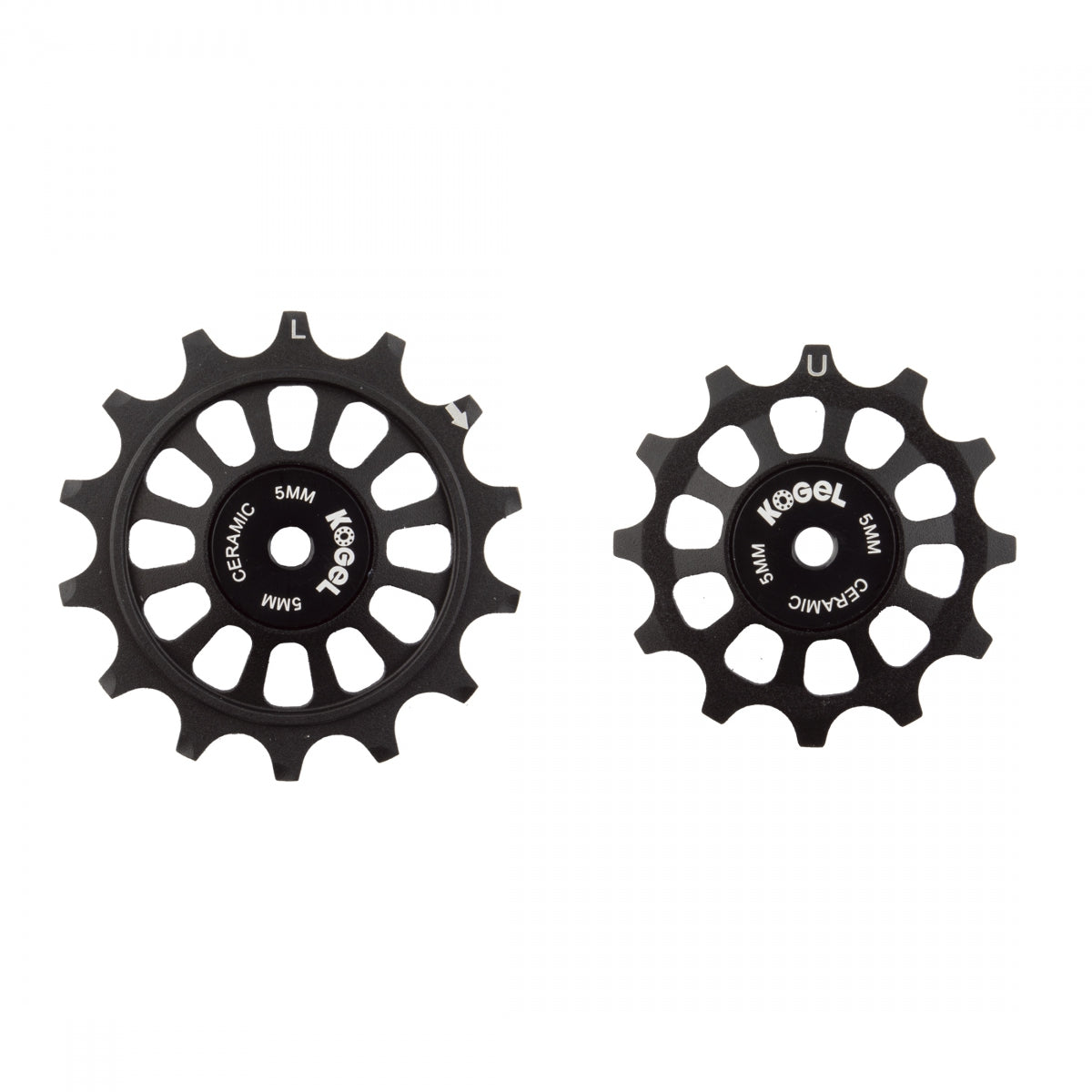 Kogel Der Part Pulley Alloy 12T/14T OS Hybrid Ceramic Shi M9200 PR BK (SKU 250555)