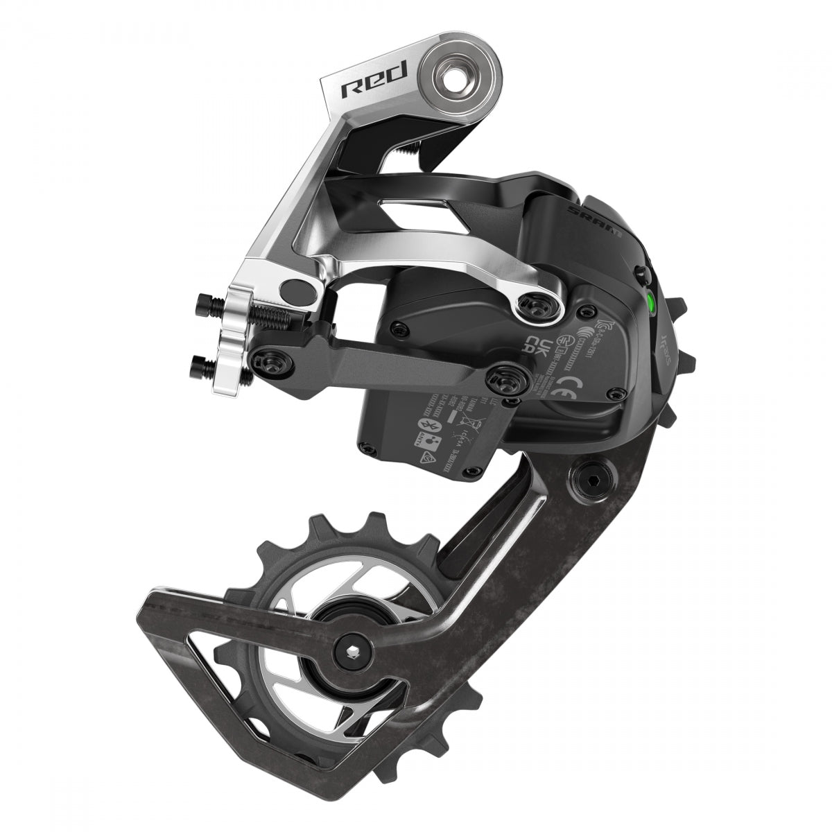 Der Sram RR Red AXS E1 12s 36T Max Med Cage Battery Not Included SL/BK