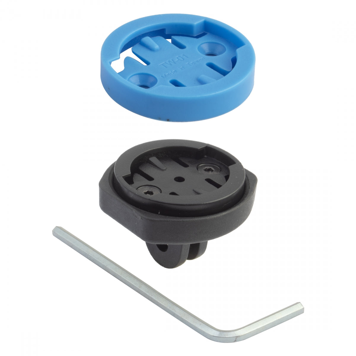 Hbar Mount Kom Two Prong Quarter Turn Adapter f/GOPRO BK