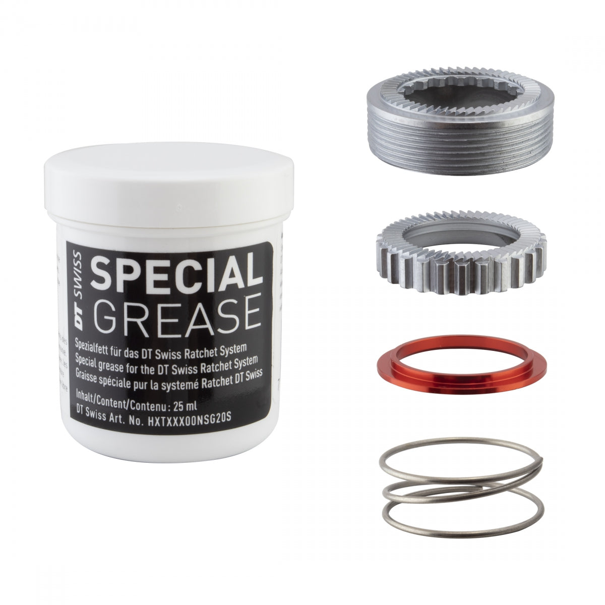 Hub Cass Body DT Ratchet Kit EXP Star 54T