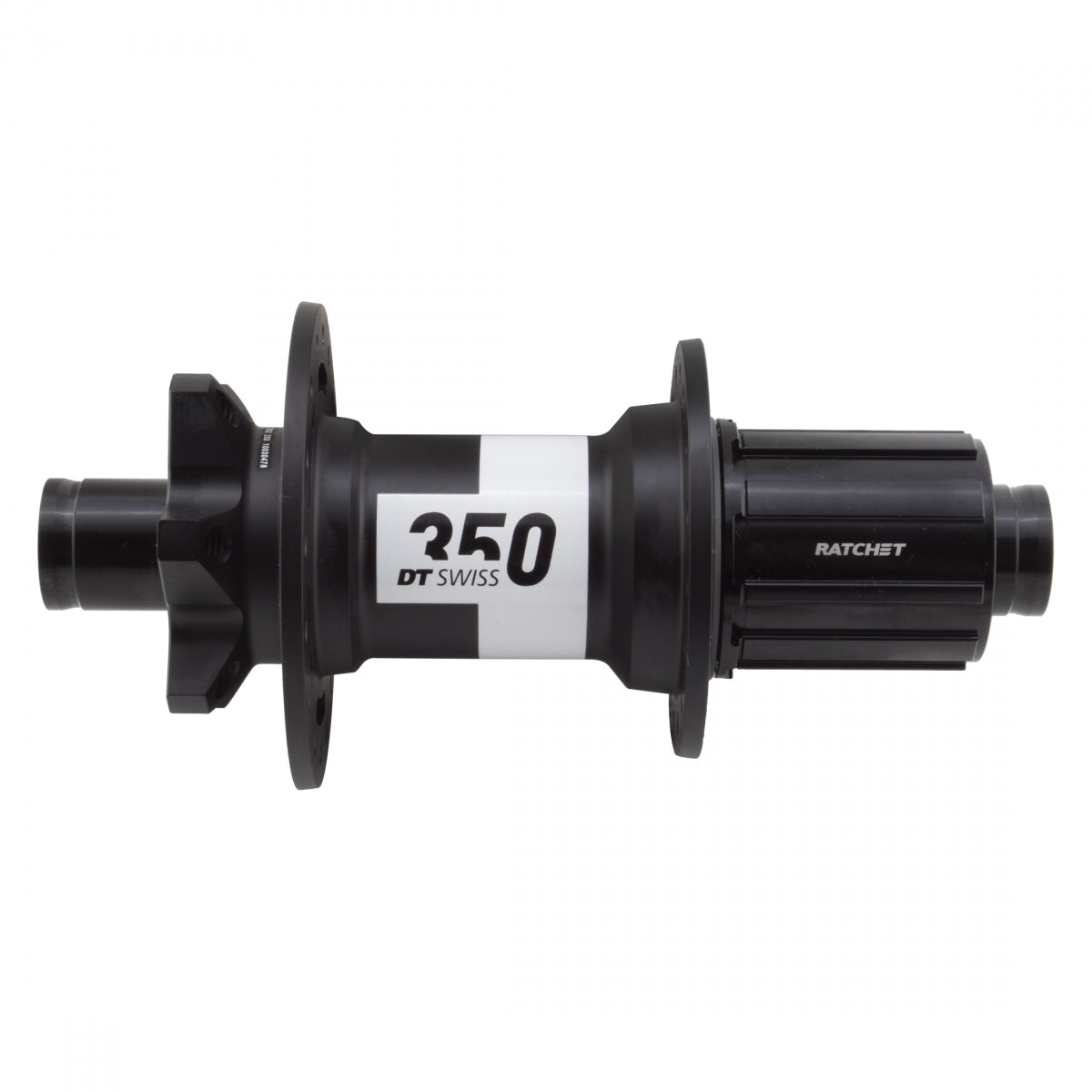 Hub RR DT 350 MTB 32x142x12mmTA 6B 8-10sCAS 36T Ratchet BK (L)