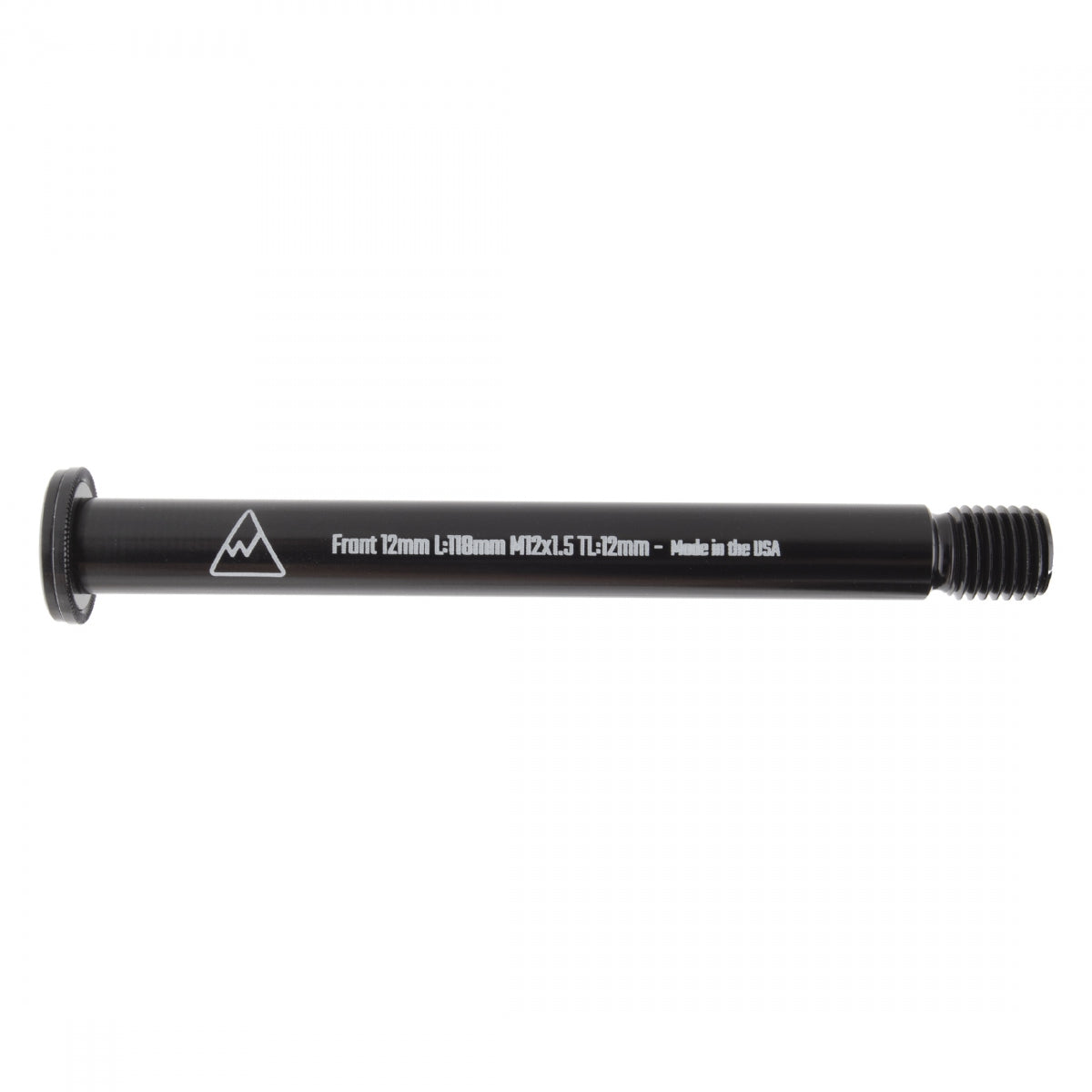 Hub Skewer WMFG Thru FT 12x118x1.5t Flat BK