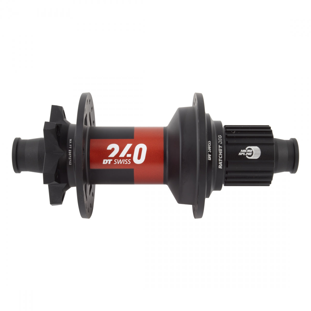 Hub RR DT 240 MTB 32x148x12mmTA Microspline Ratchet Deg 6B BK