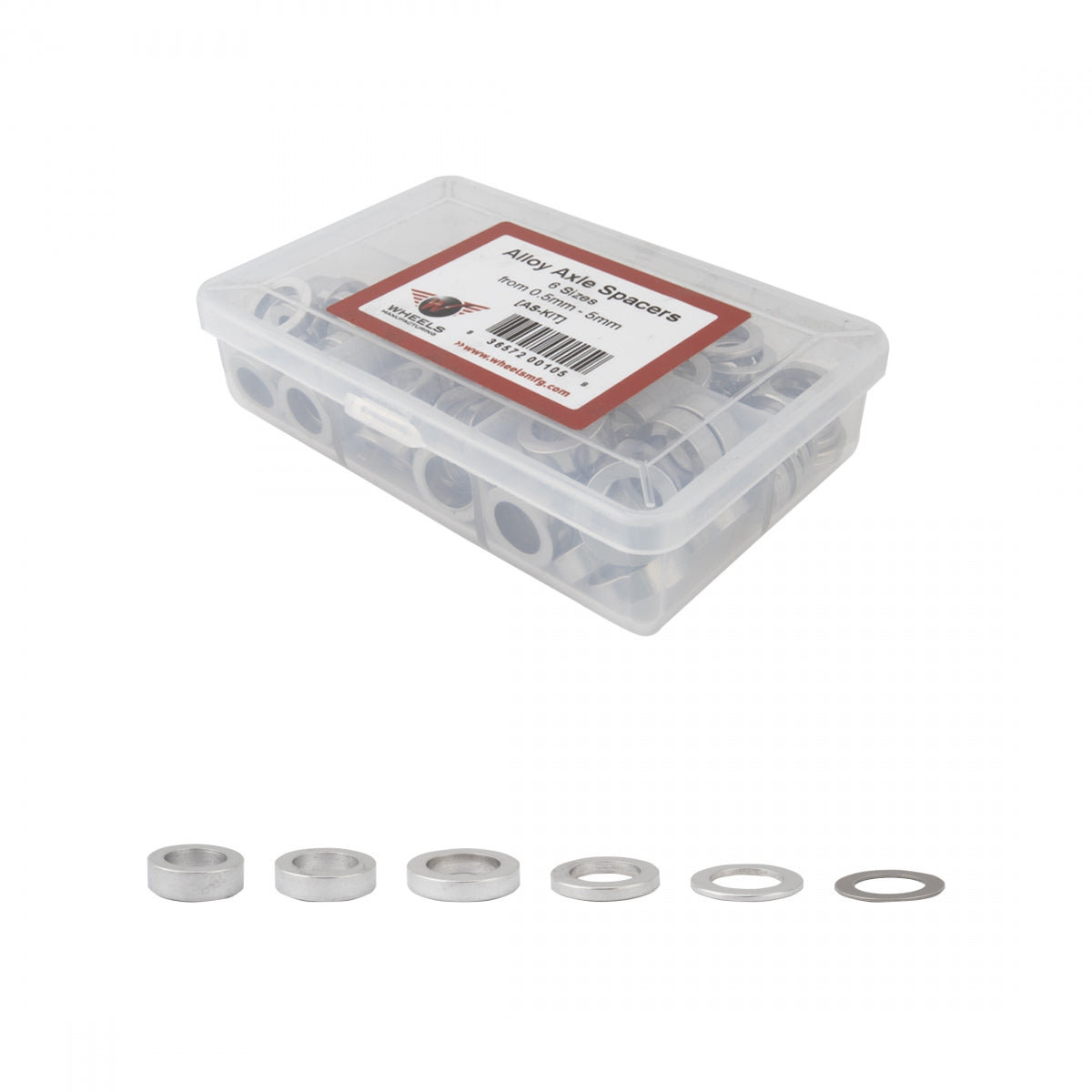 Hub Axle Spacer WMFG Kit 120pcs w/CASE
