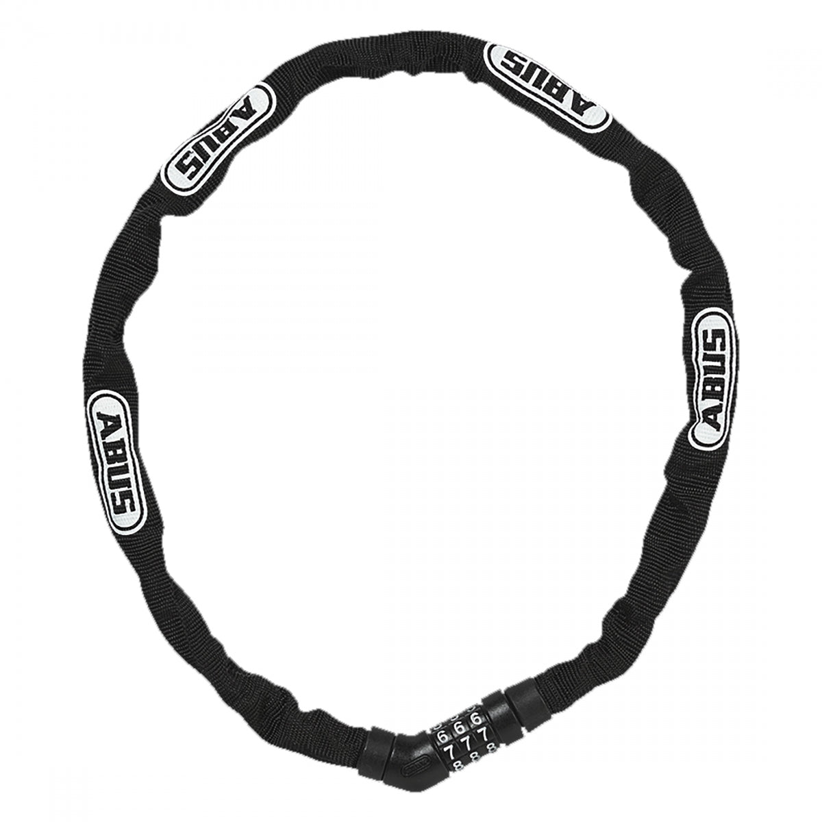 Lock ABS Chain 4804 Combo STEEL-O-CHAIN 75cmx4mm BK