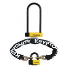 Kryptonite Lock U NY LS 4x10.25 w/NY Chain 3.25x12mm & EV-DISC Keyed Alike (SKU 390301)