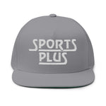Sports Plus Flat Bill Cap - Stylish Embroidered Hat for Athletes and Fans