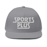 Sports Plus Flat Bill Cap - Stylish Embroidered Hat for Athletes and Fans