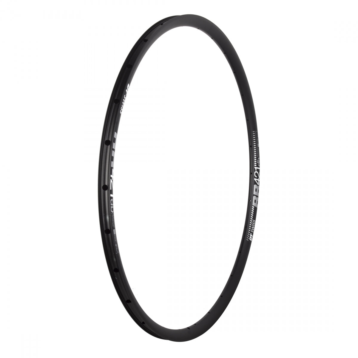 Rim DT 700C 622x20 RR421 28 BK/DISC PV Weld TBLS w/NIPPLES & Washers