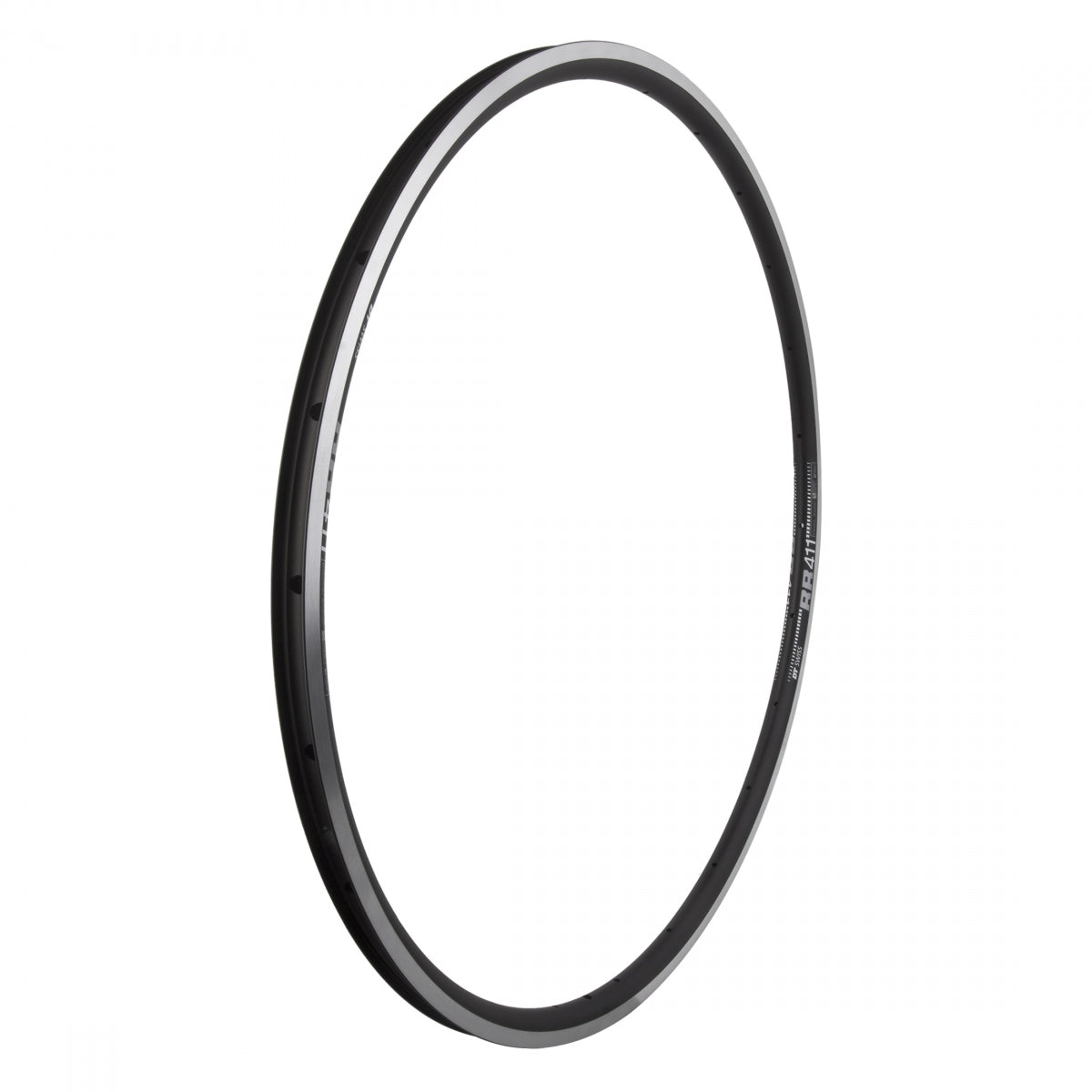 Rim DT 700C 622x18 RR411 24 BK/MSW PV Weld TBLS w/NIPPLES & Washers