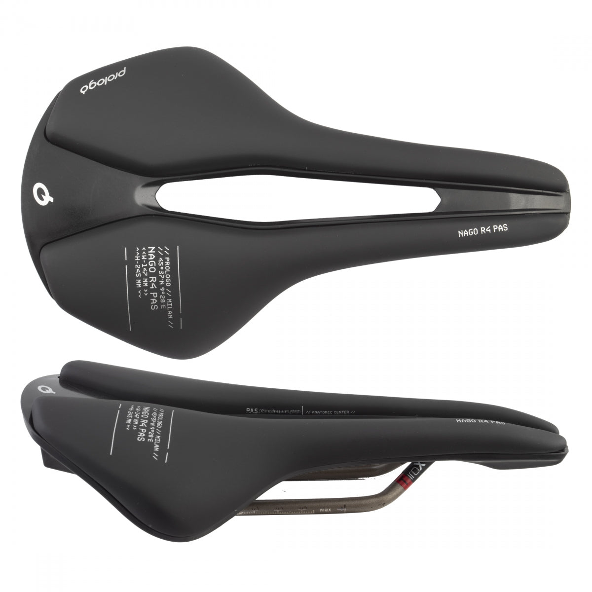 Saddle Prologo Nago R4 Pas Tirox 147 BK
