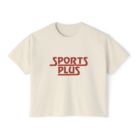 Women’s Boxy Tee - Sports Plus Graphic Tee for Casual Wear