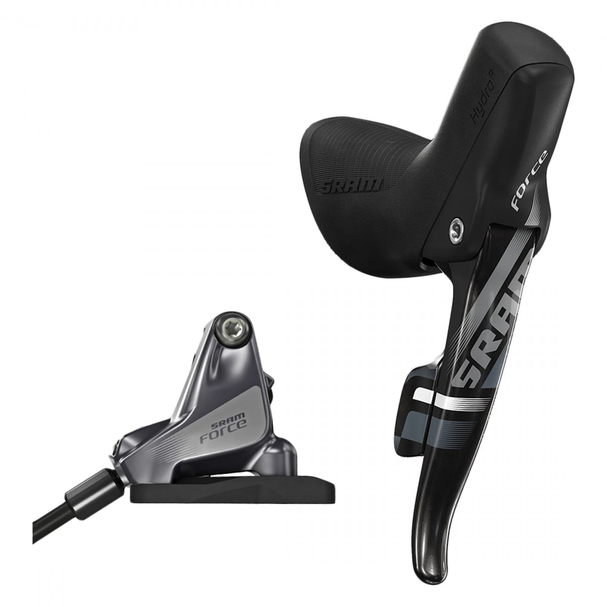Shifter Sram FORCE22 HYD Disc RH 11s 1800 w/CALIPER Flat Mount NO ROTORorBRACKET
