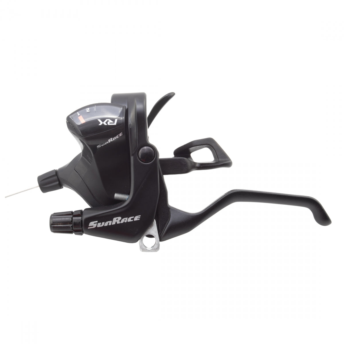 Shifter Sunrace HB STFX33 Flat Bar TRIGGER/BRAKE 2s LH V BK (SKU 530353)