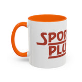 Sports Plus Accent Coffee Mug - 11oz & 15oz - Perfect for Sports Lovers