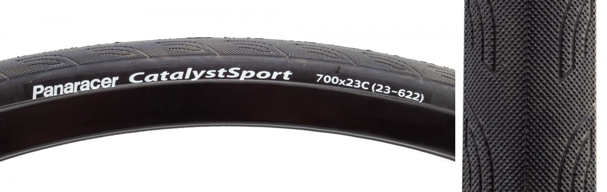 Tire Pan Catalyst Sport 700x23 Wire BK/BK
