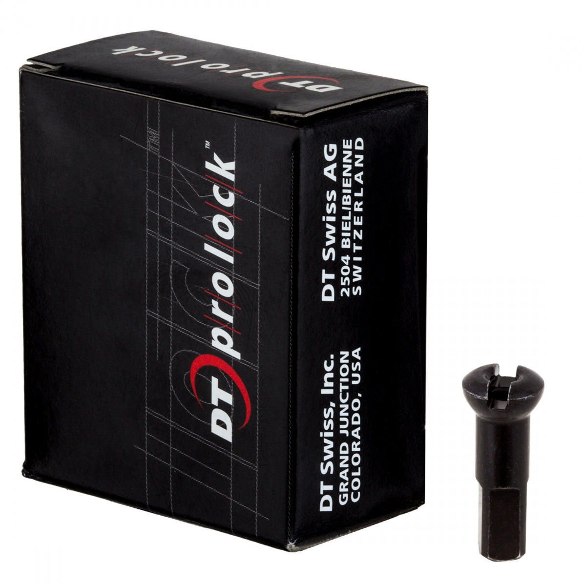 Spoke Nipple DT Brass 2.0x14mm PROLOCK/PROHEAD BK BXof100