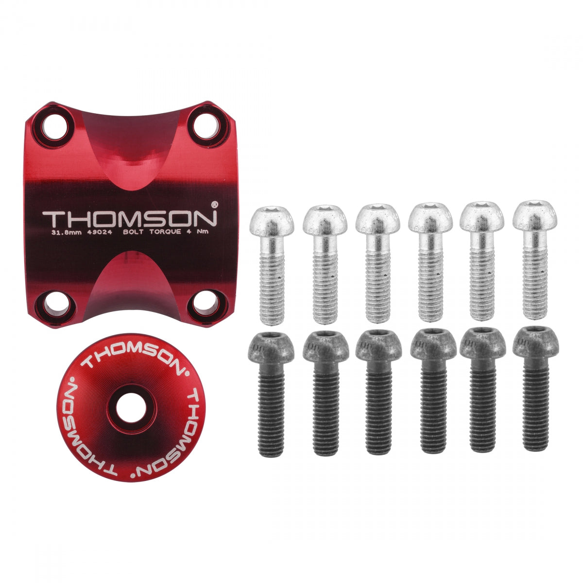 Stem Thom Stem Dress UP Kit RD FT&TOP Cap & Bolts