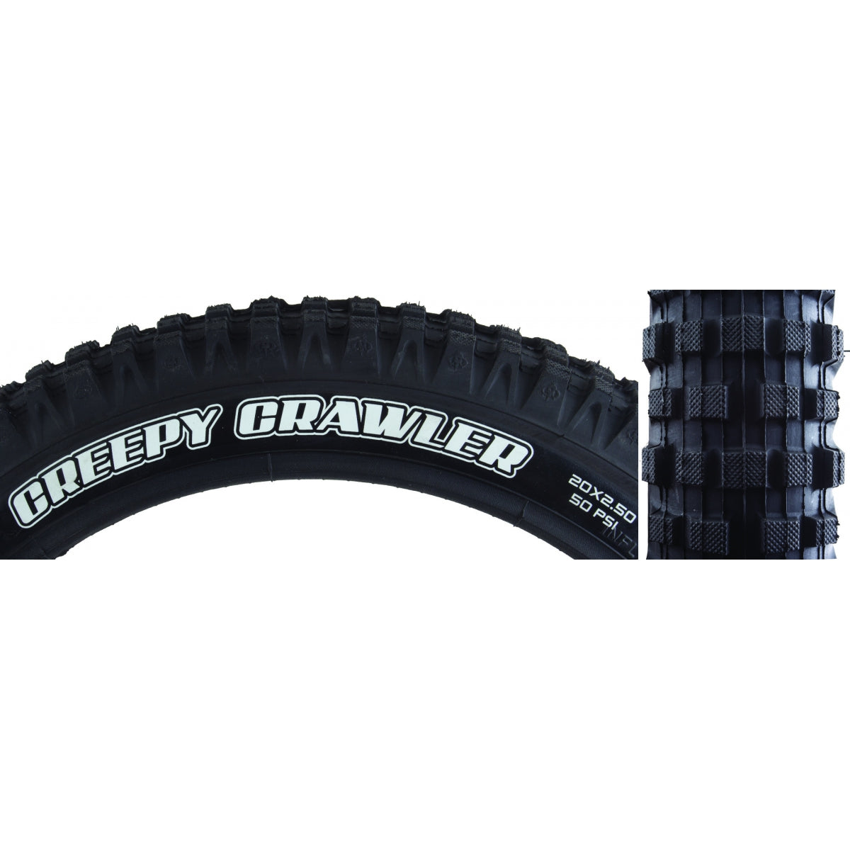 Tire Max Creepycrawler R (ISO 387) 20x2.5 BK Wire 25 SC/ST