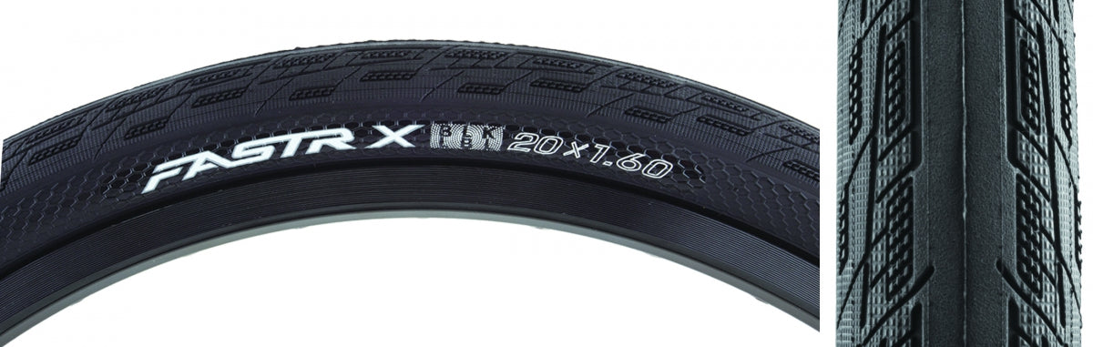 Tire Tioga Fastr X BLK LBL 20x1.6 Fold BK