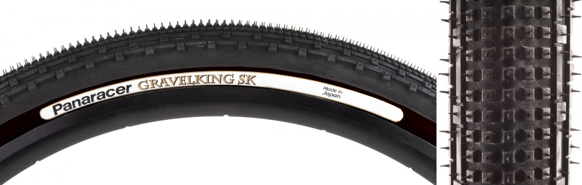 Panaracer Tire Gravelking SK 700x28 Fold BK/BK (SKU 592700)