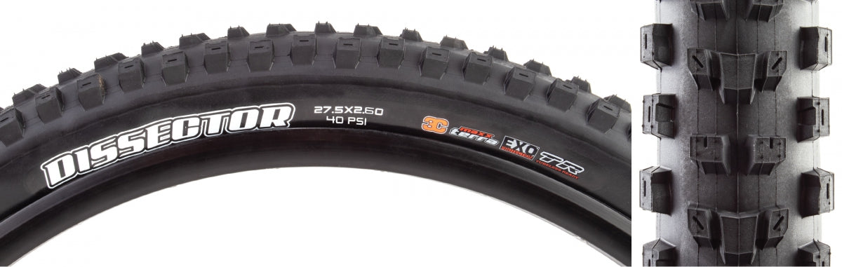 Tire Max Dissector 27.5x2.6 BK FOLD/60 3CT/EXO/TR/WT