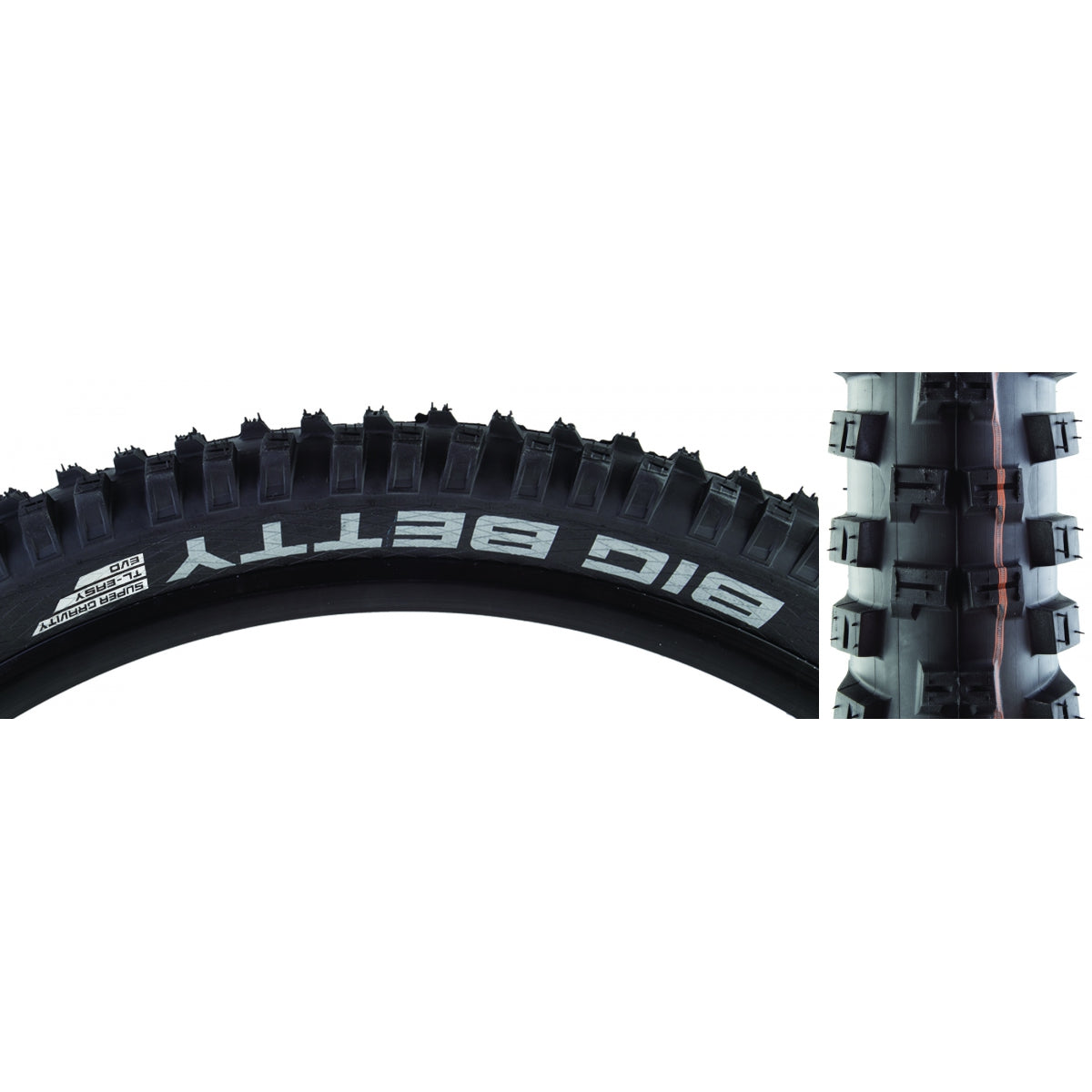 Tire SWB Big Betty Evo 29x2.4 S-GRAVITY BK/BSK Addix Soft TLR Fold