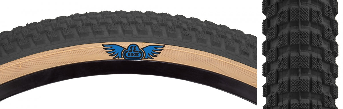 Tire SE Bikes Cub 26x2.0 BK/TAN WIRE/27/MPC