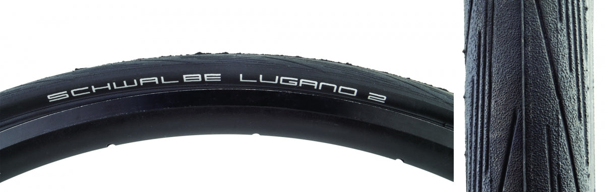 Schwalbe Tire Lugano II 700x25 Active K-GUARD BK/BSK Silca Fold (SKU 593390)