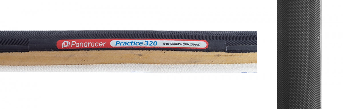 Tire Tubular Pan Practice 700x25 BK/YSK 42mm Removable Valve Fold