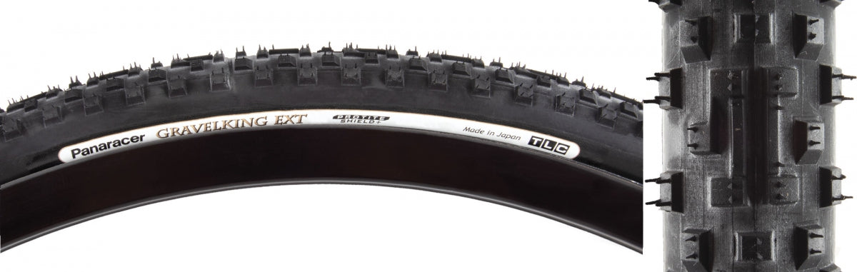 Tire Pan Gravelking EXT Knobby 700x38 Fold TBLS BK/BK (SKU 593591)